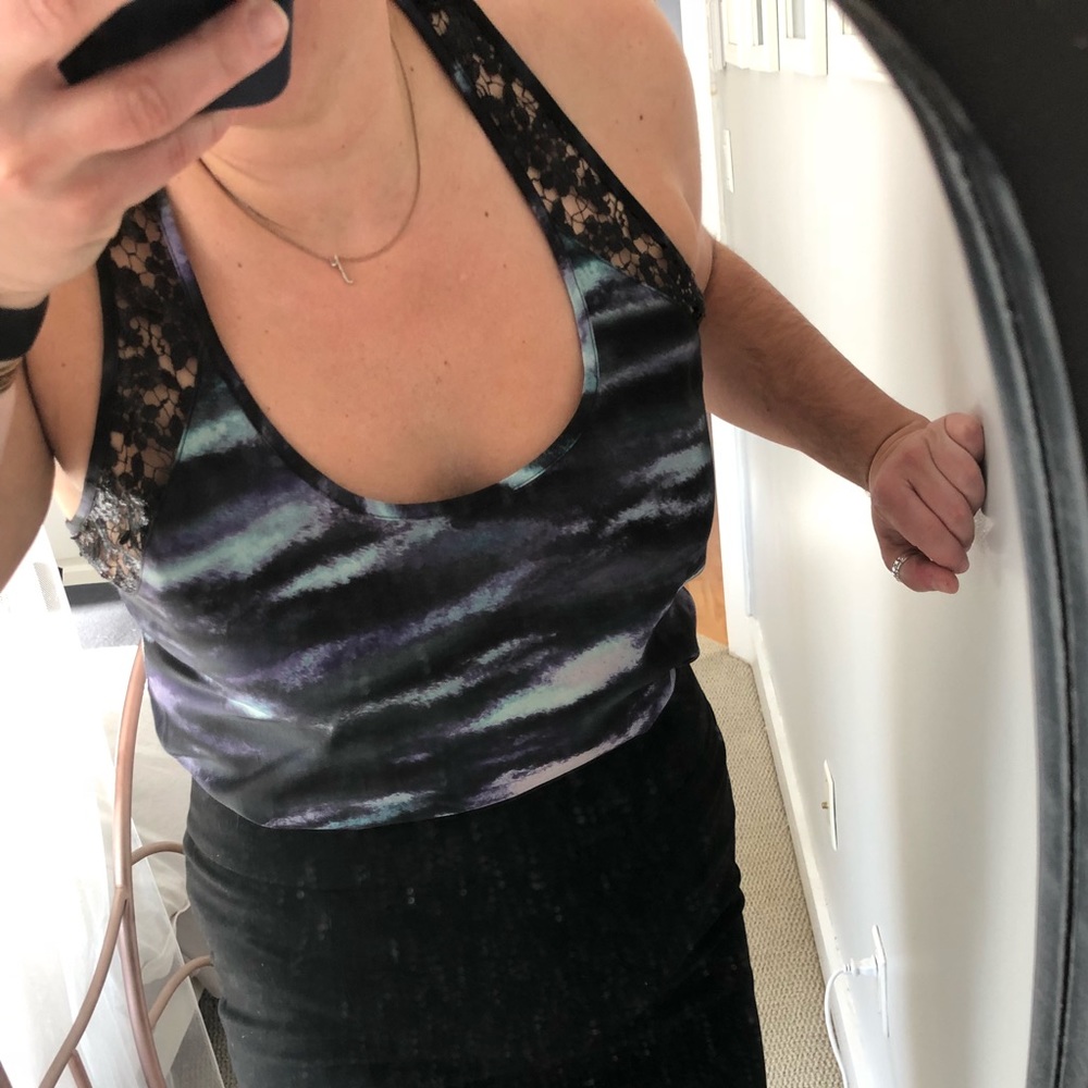 ✨ Guess Watercolor Dress Tank - Sz L - EUC